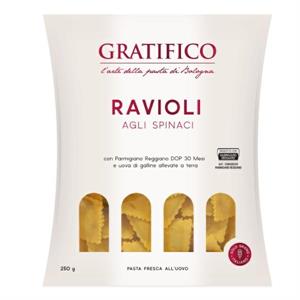 RAVIOLI AGLI SPINACI GRATIFICO AST.250g